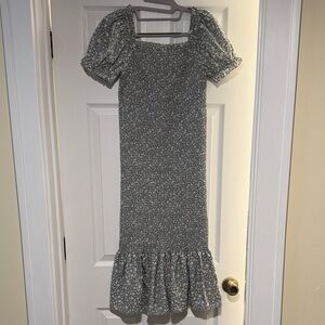 Ditsy Floral Smocked Dress